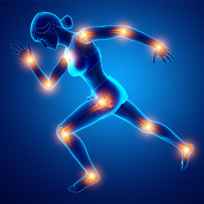 3d Illustration of Women joint pain 3d Illustration of Women joint pain